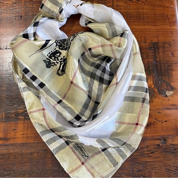 Burberry Classic Plaid Silk Scarf - Picture 4 of 7
